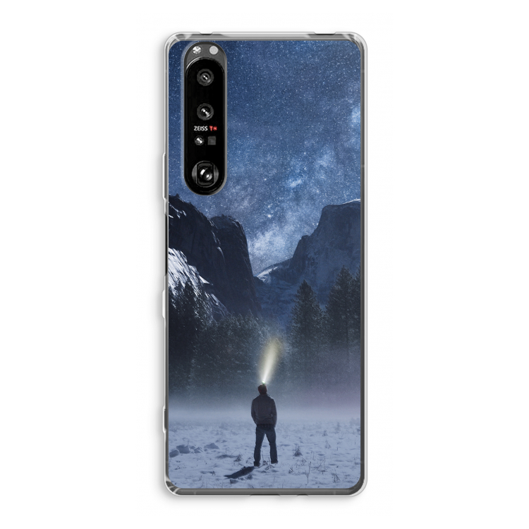 Wanderlust: Sony Xperia 1 III Transparant Hoesje