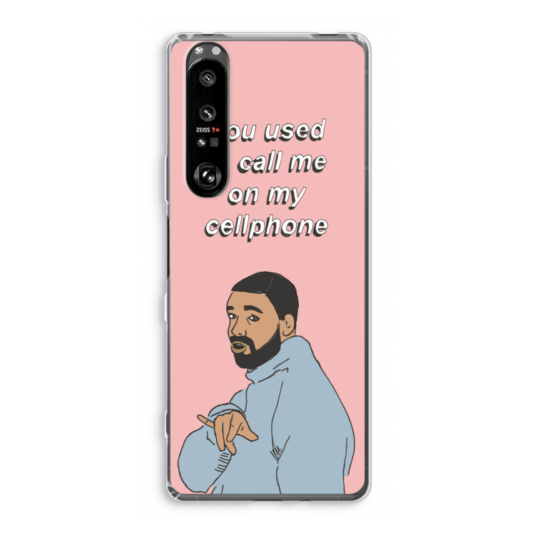 Hotline bling: Sony Xperia 1 III Transparant Hoesje