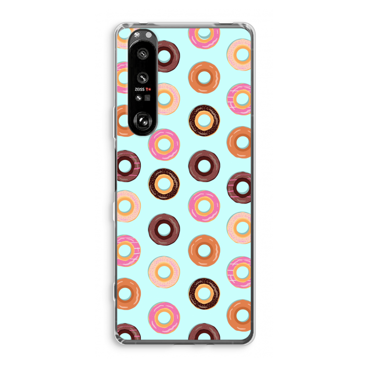 Donuts: Sony Xperia 1 III Transparant Hoesje