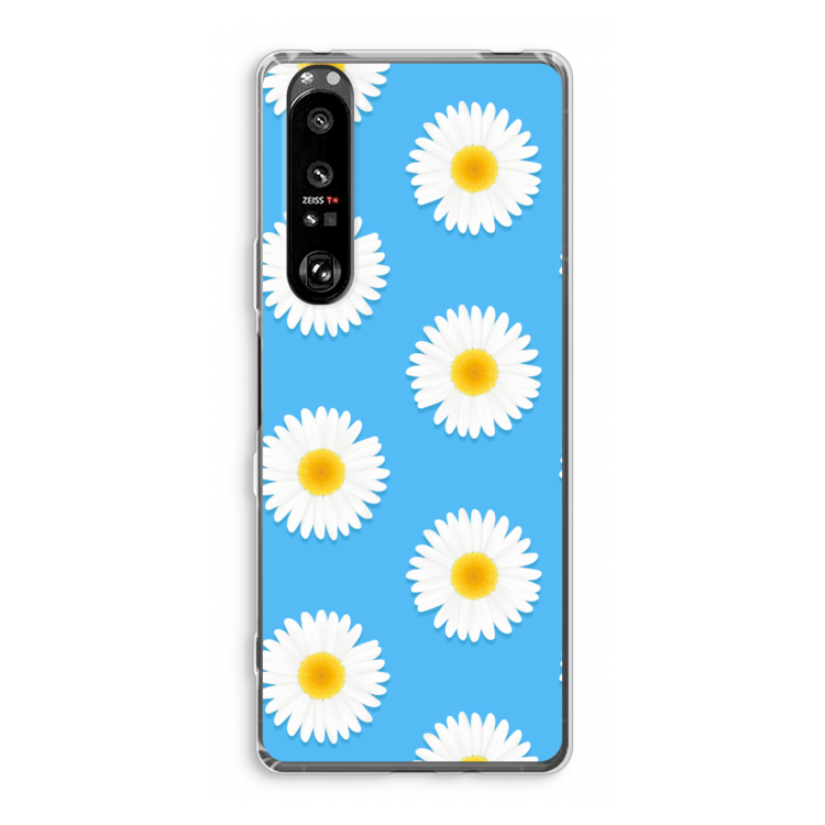 Margrietjes: Sony Xperia 1 III Transparant Hoesje