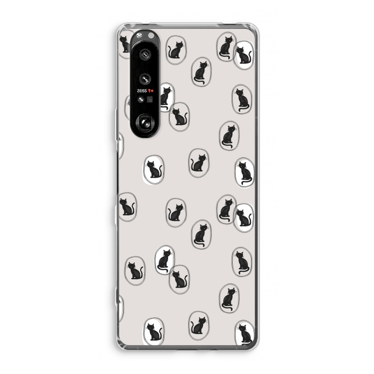 Miauw: Sony Xperia 1 III Transparant Hoesje