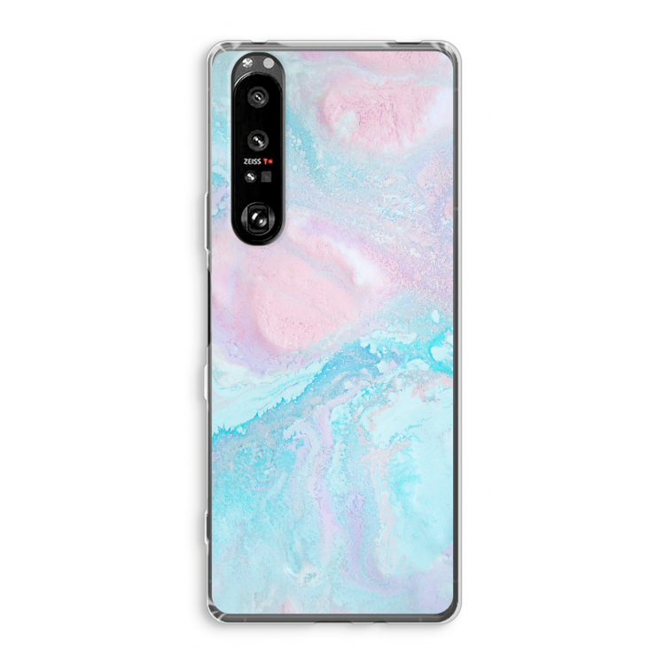 Fantasie pastel: Sony Xperia 1 III Transparant Hoesje