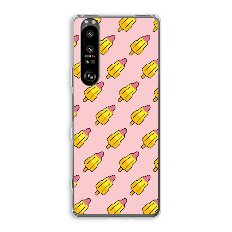 Waterijsjes: Sony Xperia 1 III Transparant Hoesje