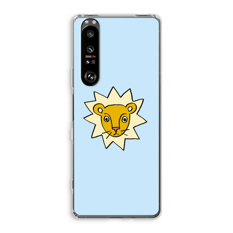 Kleine leeuw: Sony Xperia 1 III Transparant Hoesje