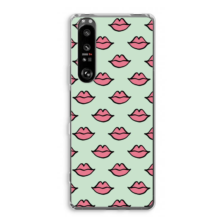 Lipjes: Sony Xperia 1 III Transparant Hoesje