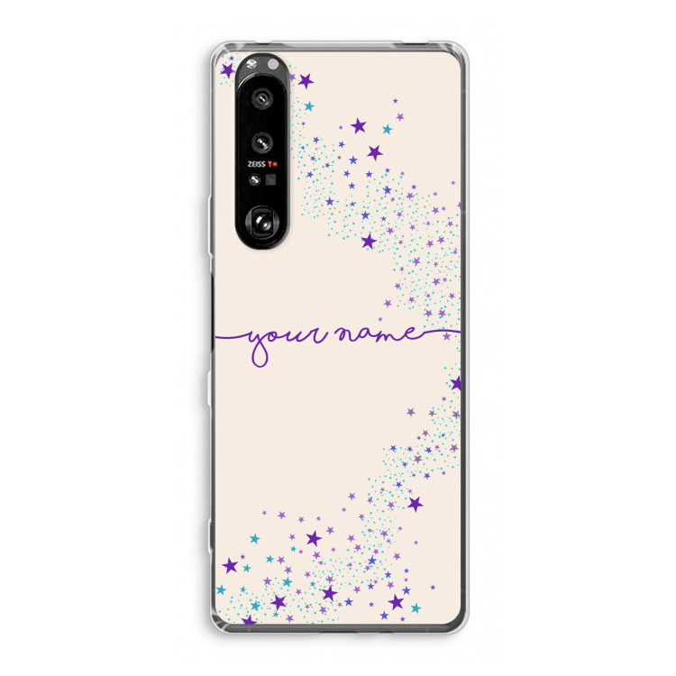 Sterren: Sony Xperia 1 III Transparant Hoesje