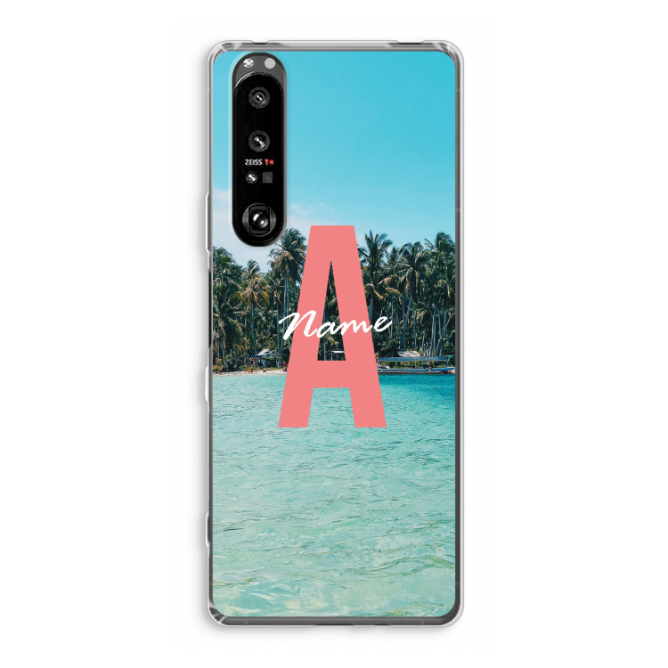 Pacific Dream: Sony Xperia 1 III Transparant Hoesje
