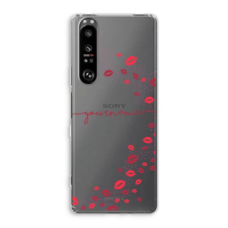 Kusjes: Sony Xperia 1 III Transparant Hoesje
