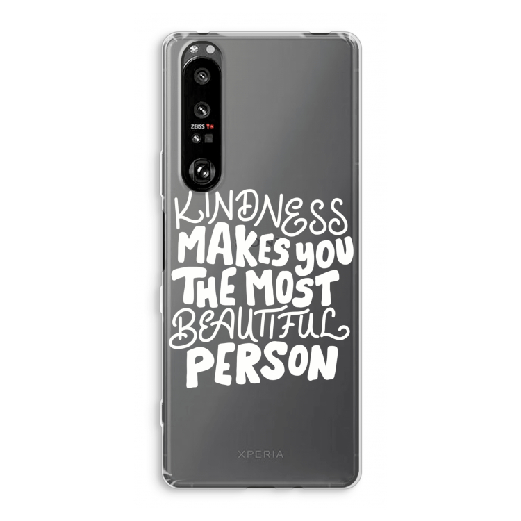 The prettiest: Sony Xperia 1 III Transparant Hoesje
