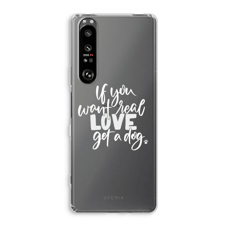 Partner in crime: Sony Xperia 1 III Transparant Hoesje