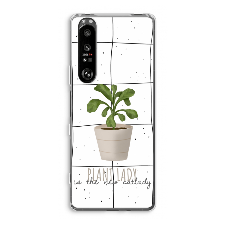 Kamerplant op vensterruit: Sony Xperia 1 III Transparant Hoesje
