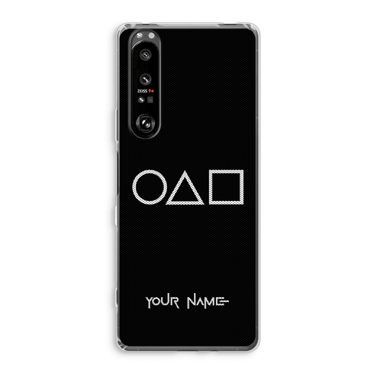 Squid Game: Sony Xperia 1 III Transparant Hoesje