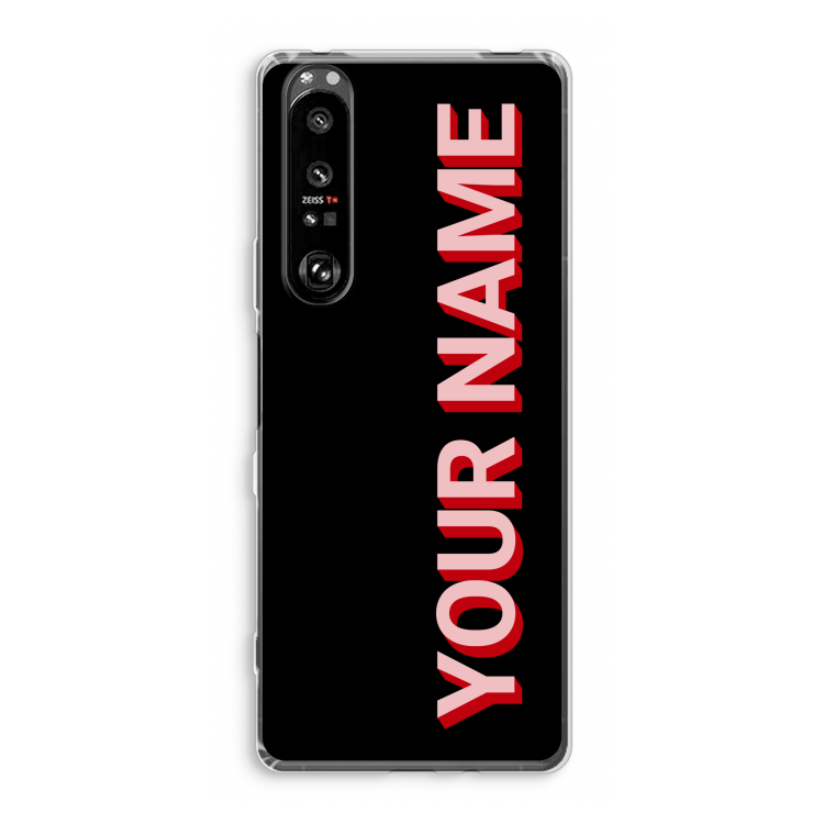 Namecase: Sony Xperia 1 III Transparant Hoesje