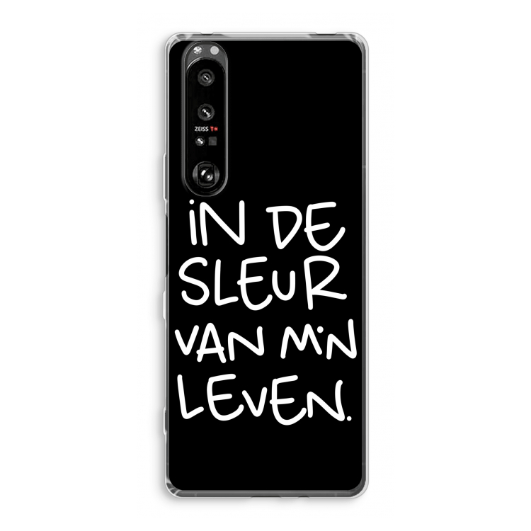 De Sleur: Sony Xperia 1 III Transparant Hoesje