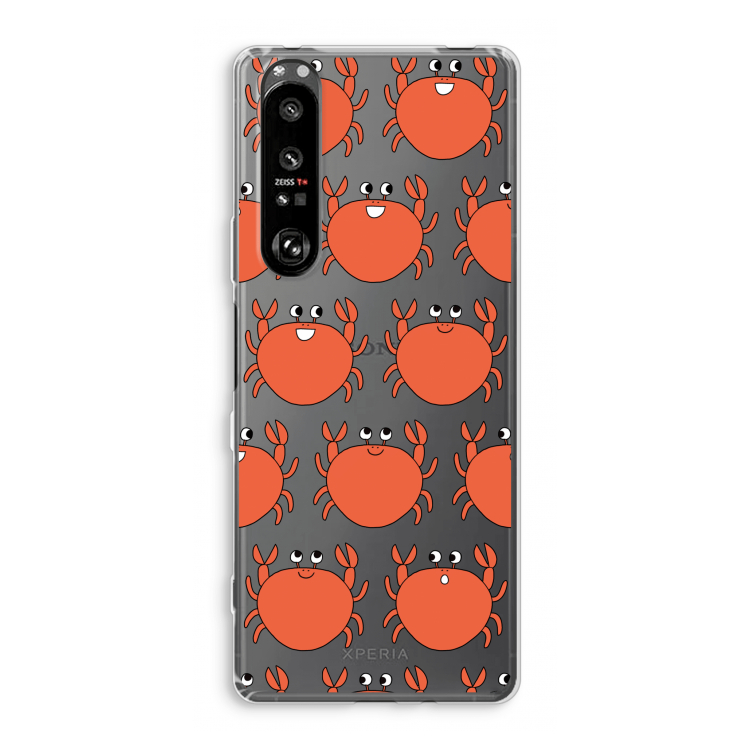 Krab: Sony Xperia 1 III Transparant Hoesje