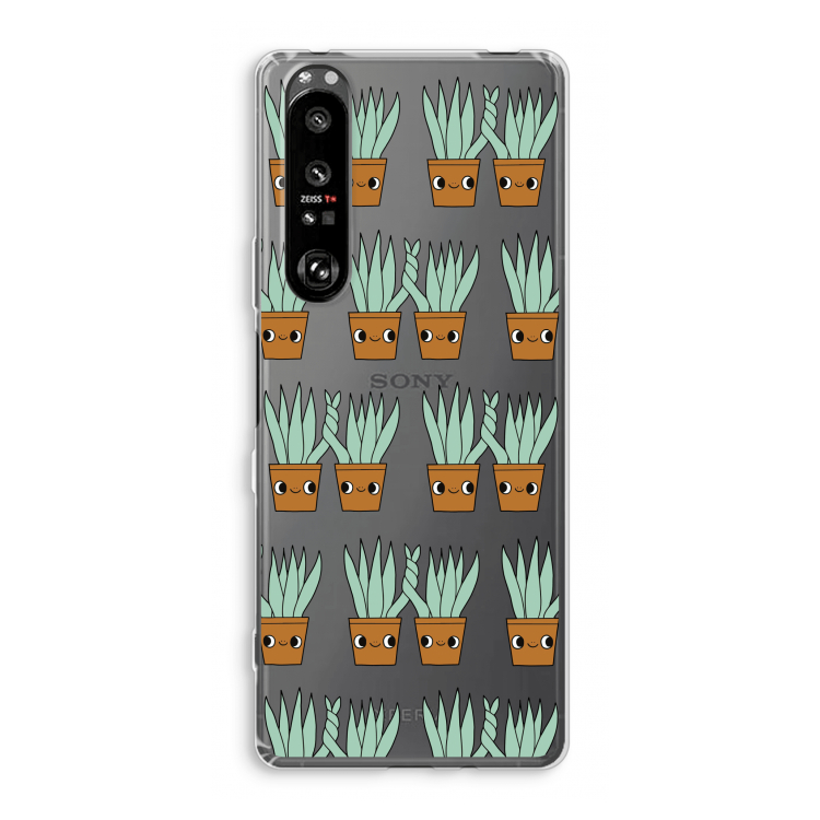 Sansevieria: Sony Xperia 1 III Transparant Hoesje