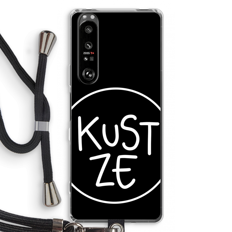 KUST ZE: Sony Xperia 1 III Transparant Hoesje met koord