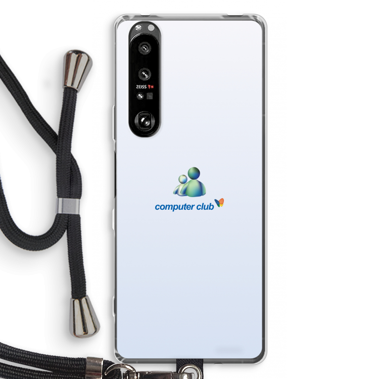 MSN: Sony Xperia 1 III Transparant Hoesje met koord