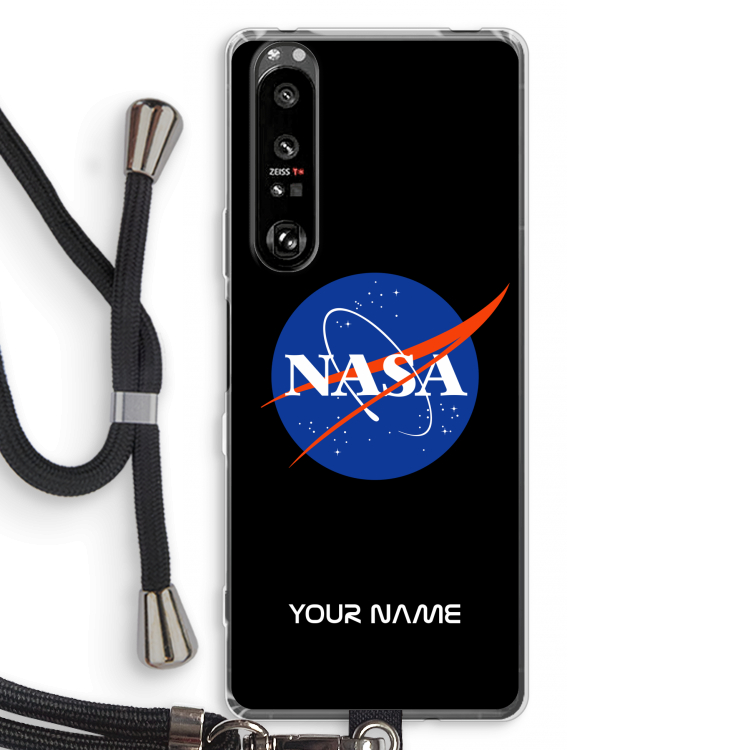 NASA: Sony Xperia 1 III Transparant Hoesje met koord