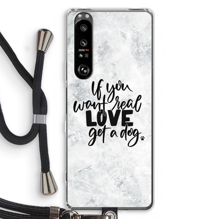 Partner in crime: Sony Xperia 1 III Transparant Hoesje met koord