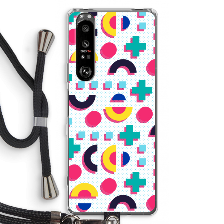 8-bit N°2: Sony Xperia 1 III Transparant Hoesje met koord