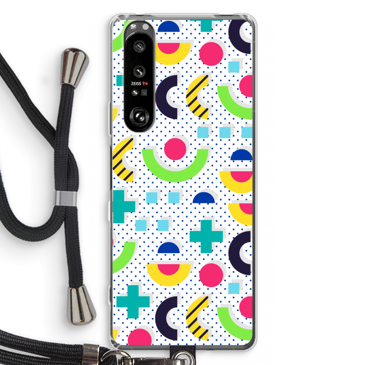 8-bit N°1: Sony Xperia 1 III Transparant Hoesje met koord