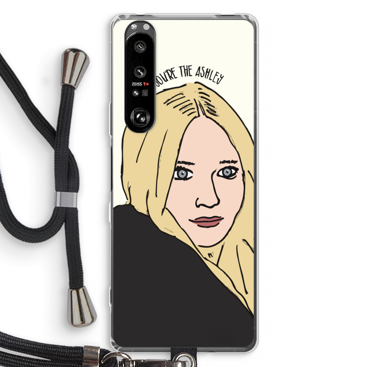 Ashley: Sony Xperia 1 III Transparant Hoesje met koord