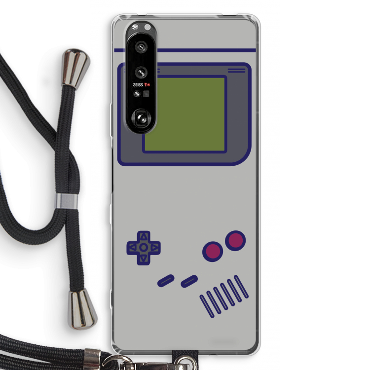 Game On: Sony Xperia 1 III Transparant Hoesje met koord