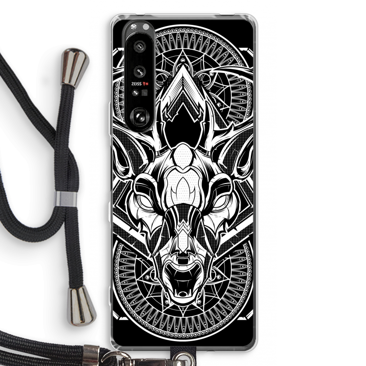Oh Deer: Sony Xperia 1 III Transparant Hoesje met koord
