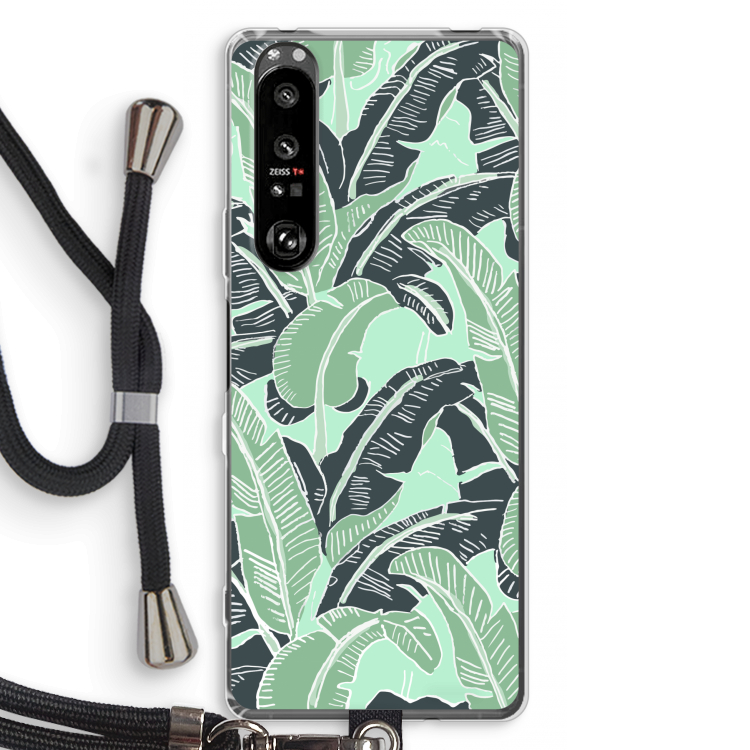 This Sh*t Is Bananas: Sony Xperia 1 III Transparant Hoesje met koord