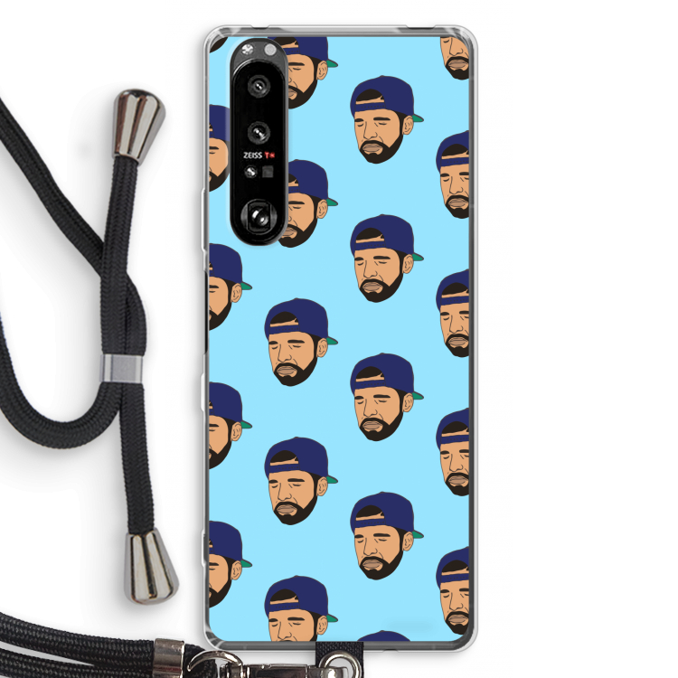 Drake Away: Sony Xperia 1 III Transparant Hoesje met koord