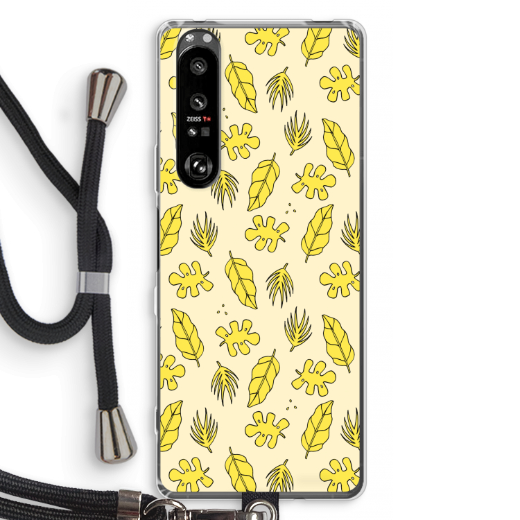 Herfst: Sony Xperia 1 III Transparant Hoesje met koord