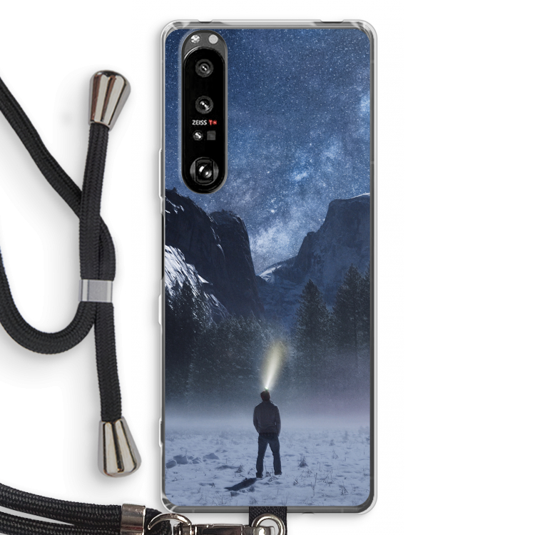 Wanderlust: Sony Xperia 1 III Transparant Hoesje met koord