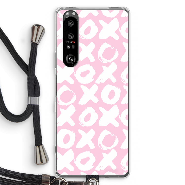 XOXO: Sony Xperia 1 III Transparant Hoesje met koord