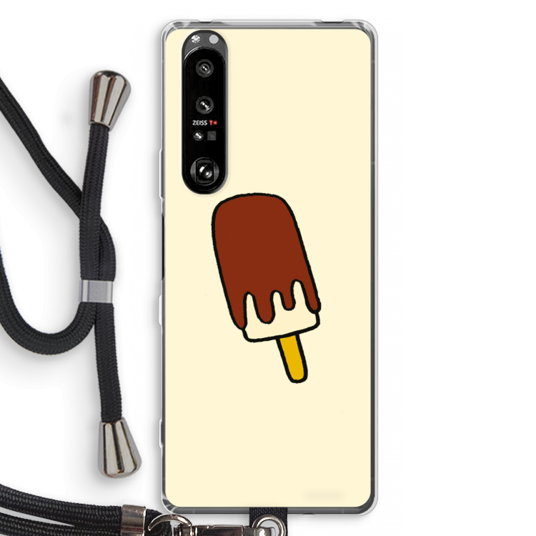 Frisco: Sony Xperia 1 III Transparant Hoesje met koord