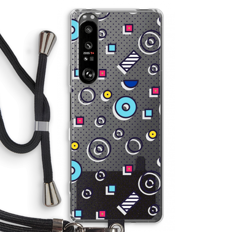 8-bit N°9: Sony Xperia 1 III Transparant Hoesje met koord