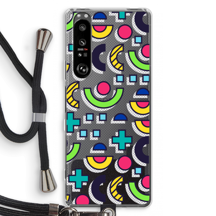 8-bit N°6: Sony Xperia 1 III Transparant Hoesje met koord