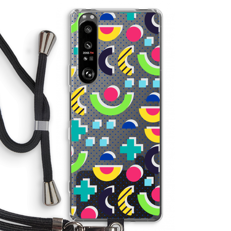 8-bit N°1: Sony Xperia 1 III Transparant Hoesje met koord