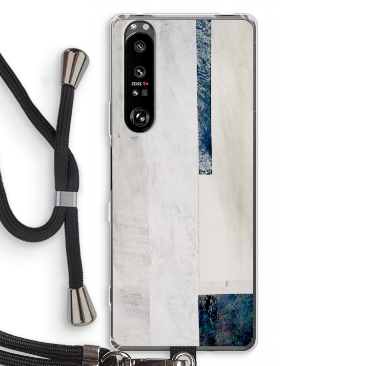 Meet you there: Sony Xperia 1 III Transparant Hoesje met koord