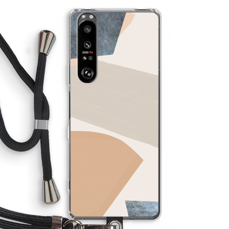 Formo: Sony Xperia 1 III Transparant Hoesje met koord