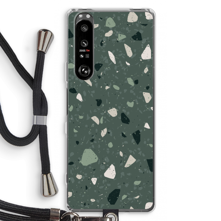 Terrazzo N°19: Sony Xperia 1 III Transparant Hoesje met koord