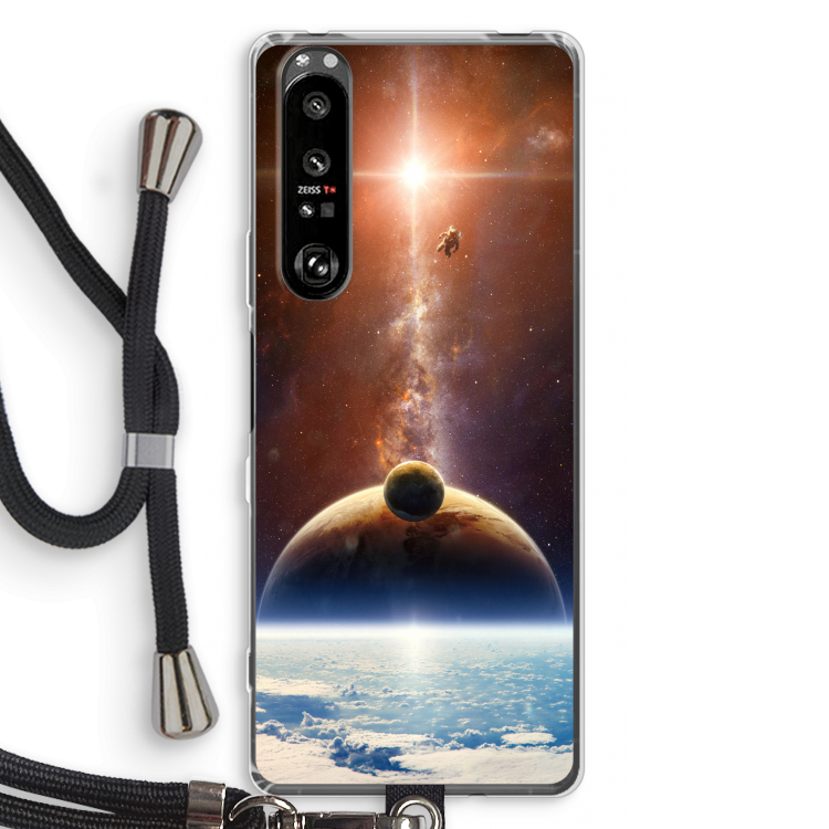 Omicron 2019: Sony Xperia 1 III Transparant Hoesje met koord