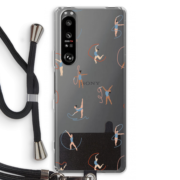 Dancing #3: Sony Xperia 1 III Transparant Hoesje met koord
