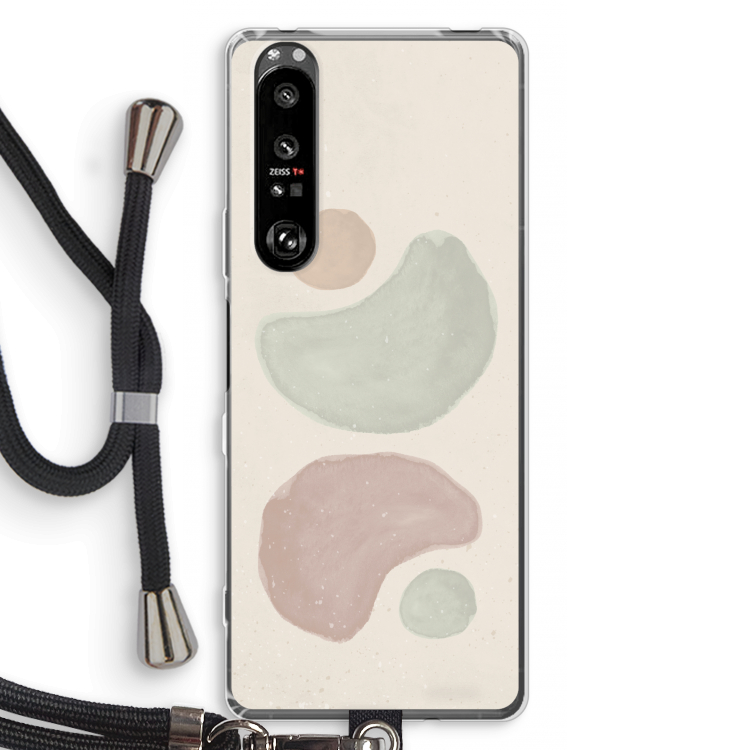 Geo #10: Sony Xperia 1 III Transparant Hoesje met koord