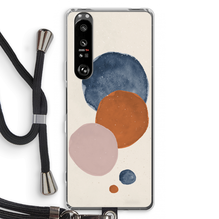 Geo #4: Sony Xperia 1 III Transparant Hoesje met koord