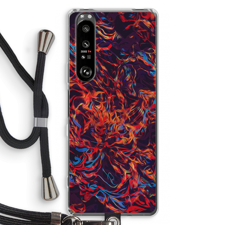 Lucifer: Sony Xperia 1 III Transparant Hoesje met koord