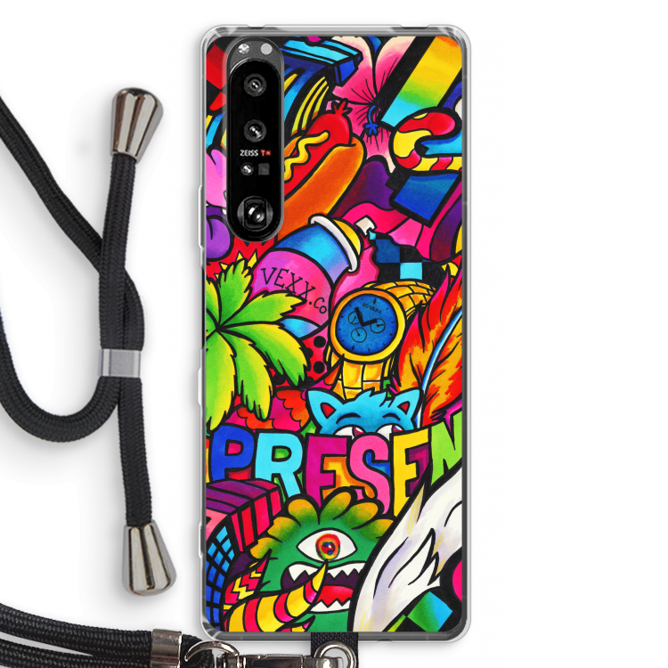 Represent: Sony Xperia 1 III Transparant Hoesje met koord