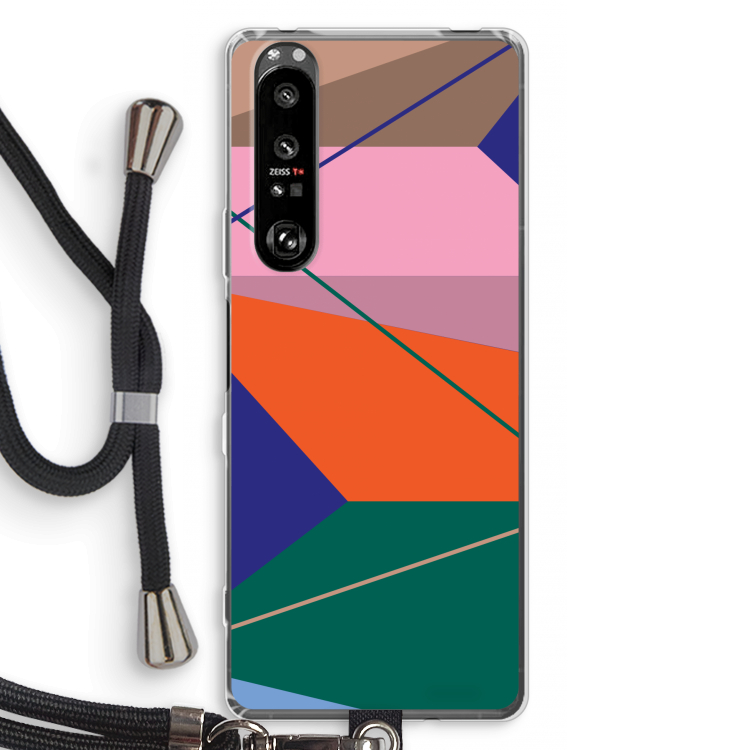 Gestalte 1: Sony Xperia 1 III Transparant Hoesje met koord