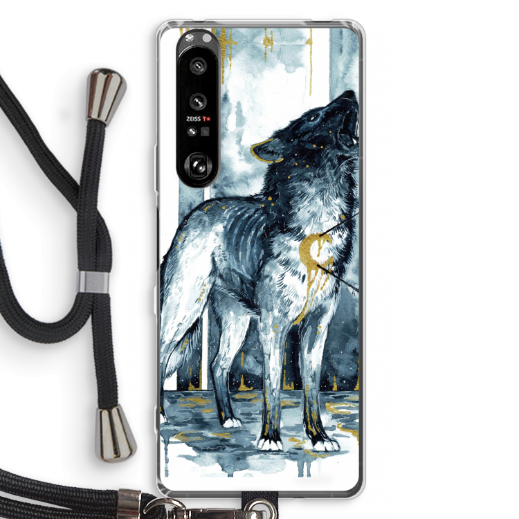 Bleeding Soul: Sony Xperia 1 III Transparant Hoesje met koord