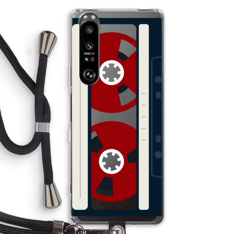Here's your tape: Sony Xperia 1 III Transparant Hoesje met koord